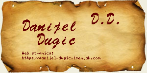 Danijel Dugić vizit kartica